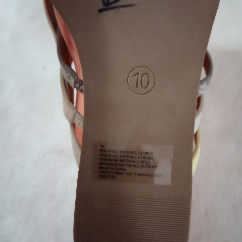 Like new condition sandals shoes for women size 10